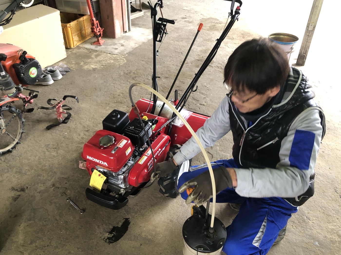 農機械の様子