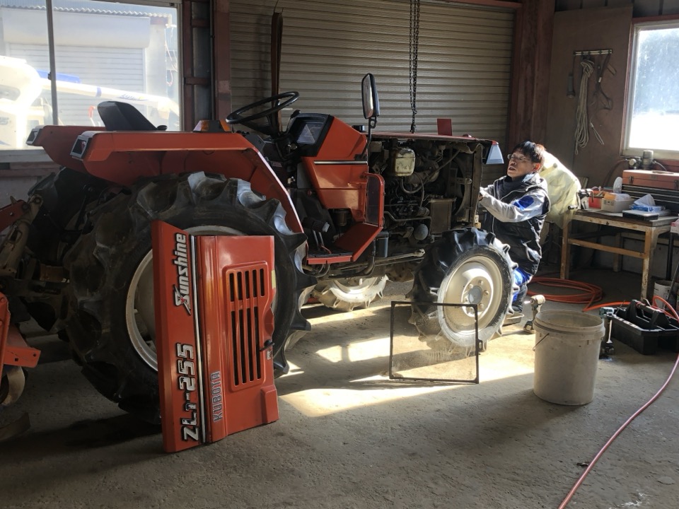 オレンジの管理機